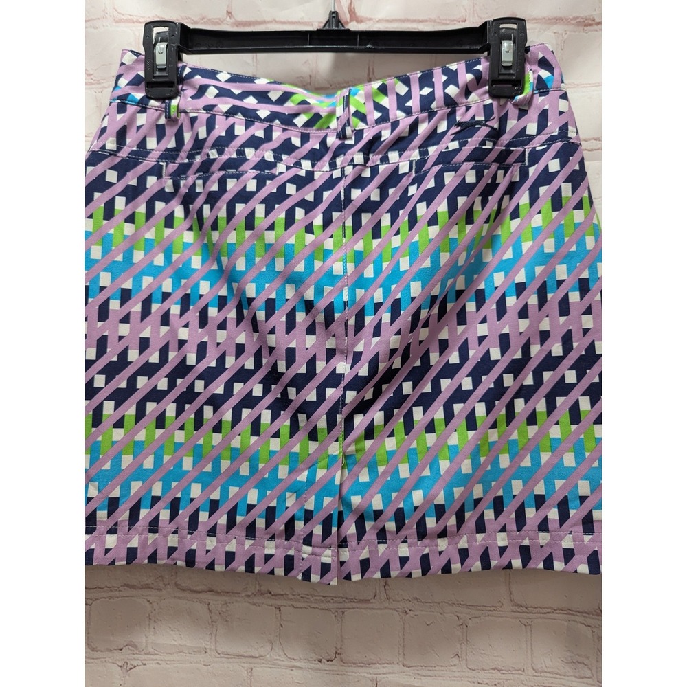 Slazenger Women's 2 Activewear Golf Skort Geometric purple blue green